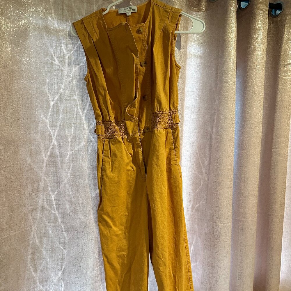 Thakoon Orange Jumpsuit - Size 0
